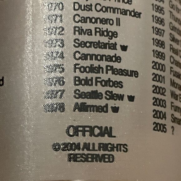 Kentucky Derby 131 2005 Souvenir Mint Julep Glass Unused Churchill Down Roses - Picture 6 of 12